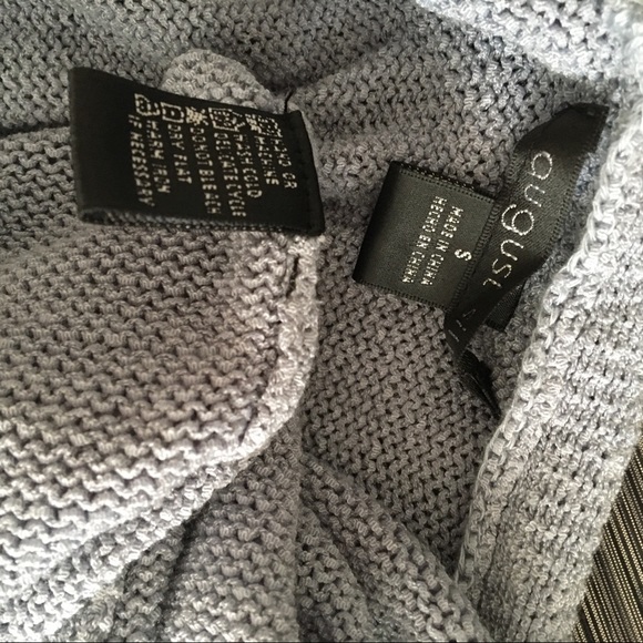 Blue Cap sleeve tie front cardigan size small - Picture 6 of 7